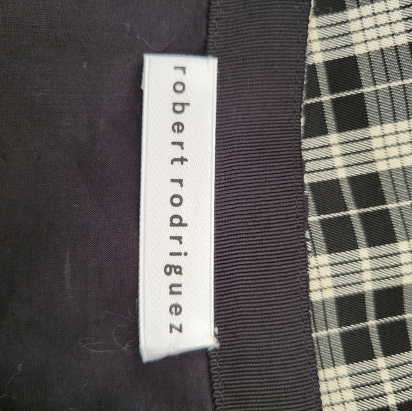 Robert Rodriguez Dark Academia Plaid Ruffle Mini Skirt Size M - Picture 7 of 10